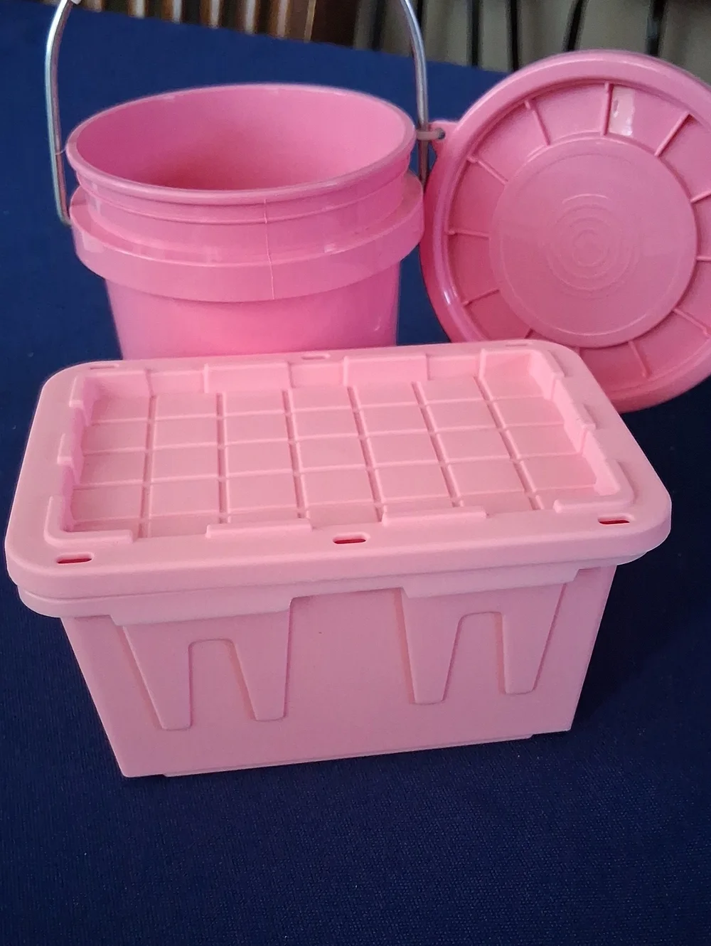 Lowes Pink Mini Bucket and Mini Tote Set